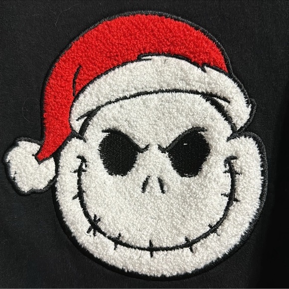 NWT Girls The Nightmare Before Christmas Jack Skellington Sweatshirt Sz 8 Medium - Picture 2 of 7